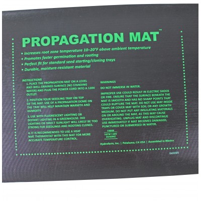 NEW Hydroponic 19009 107W Seed Start Seedling Propogation Heat Mat | 48 x 20.75"   